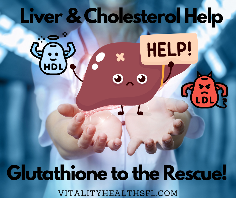 glutathione liver and cholesterol